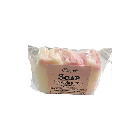 Barre de savon artésien Bubble Gum. 75 ml.