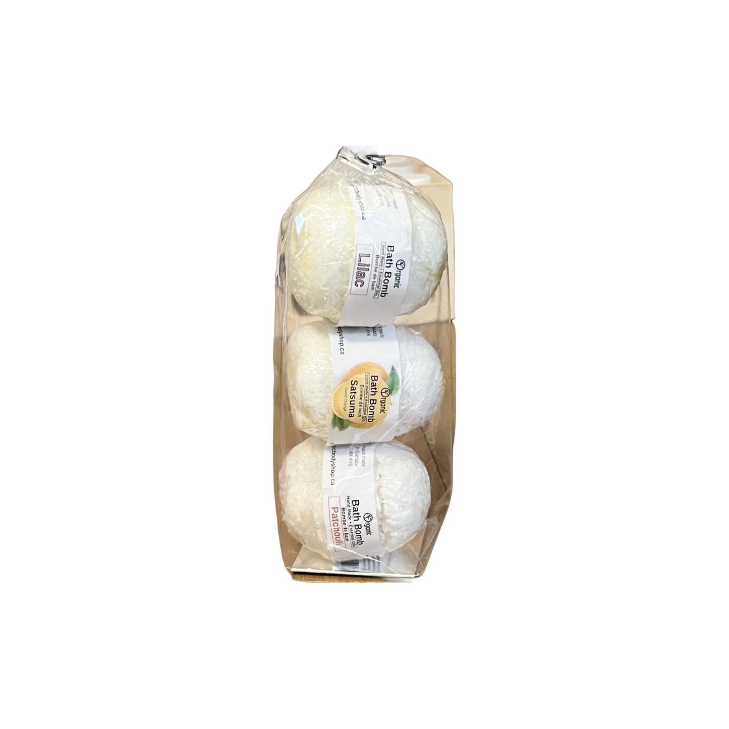 Lot de 3 bombes de bain en cadeau