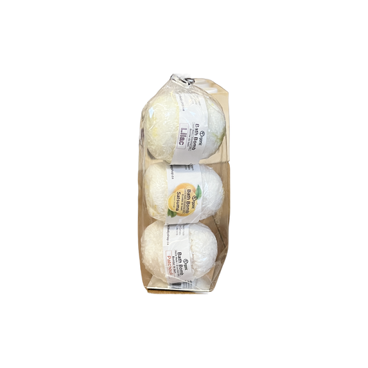 Lot de 3 bombes de bain en cadeau