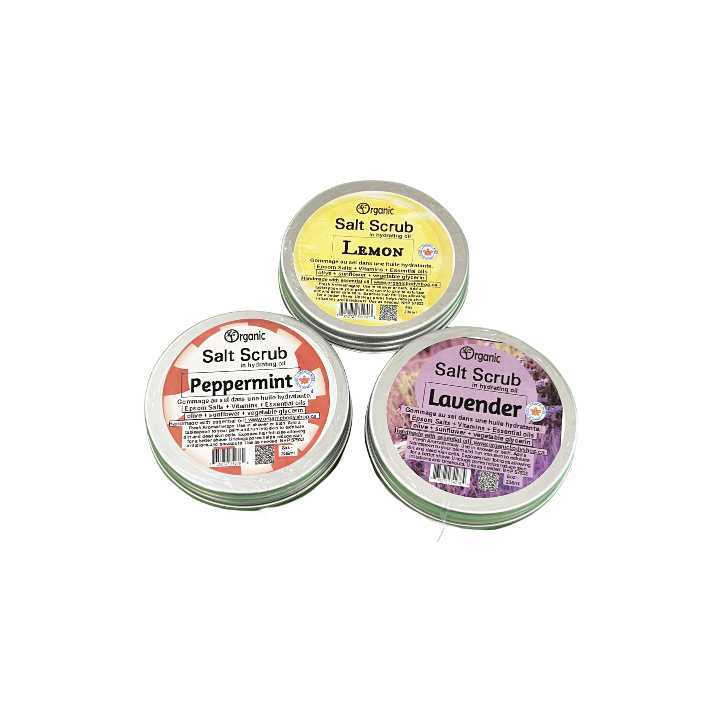 Salt Scrub Magnesium. Cool mint