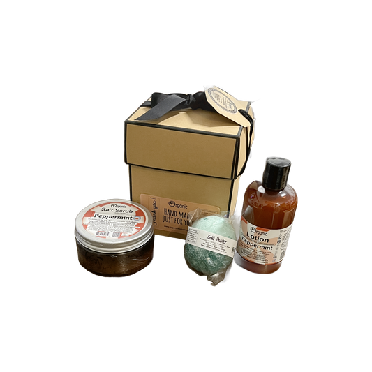 Minty cool bath body gift