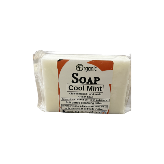 Barre de savon hydratante à la menthe fraîche. Arôme sucré rafraîchissant. 118 ml