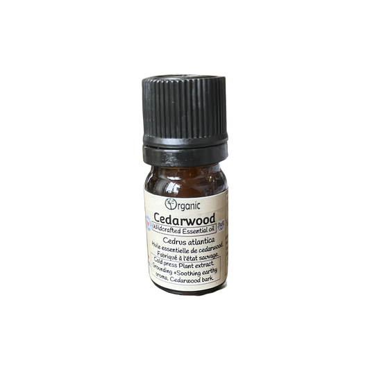 Huile essentielle de bois de cèdre. Cueillie à l'état sauvage. 30 ml