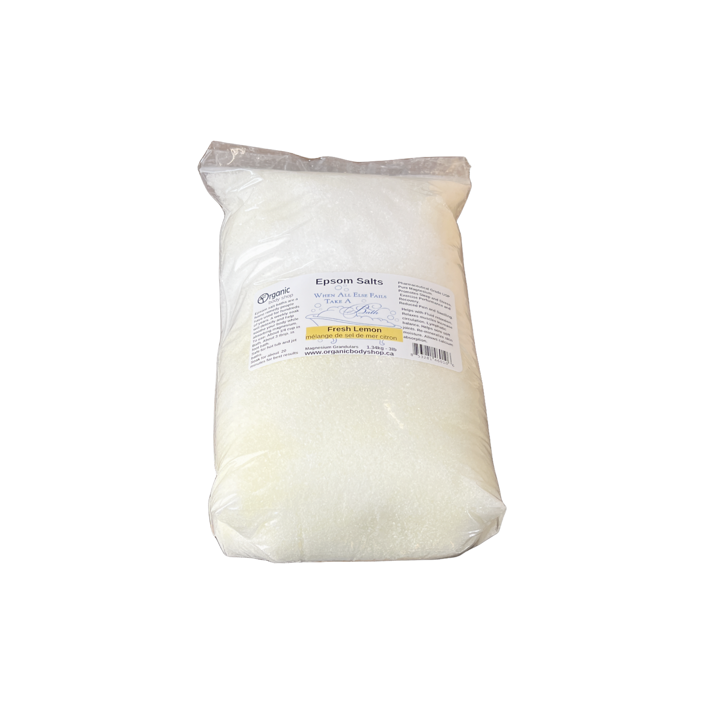 Sel d'Epsom à la lavande et au magnésium, 60 oz.