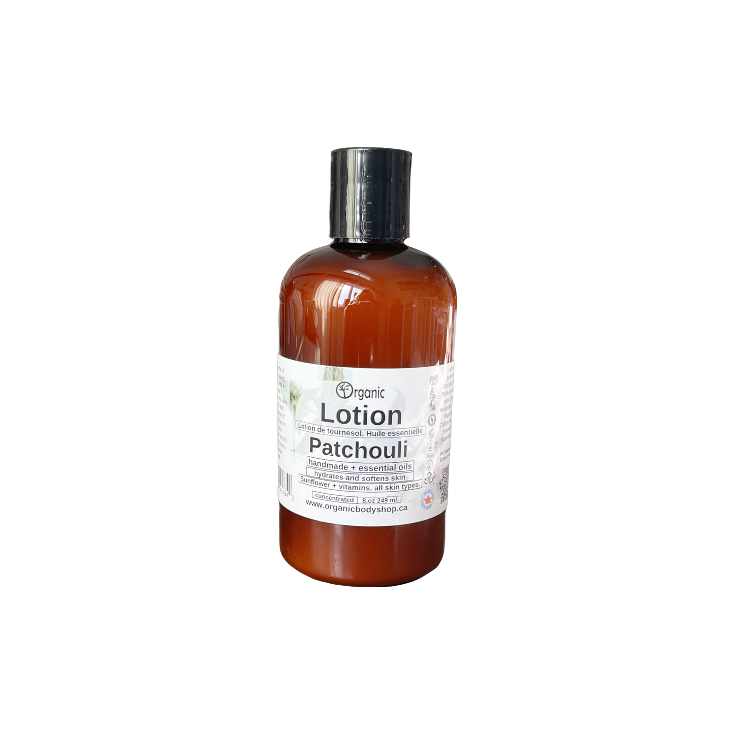 Patchouli Lotion. Woody aroma of hippie happiness