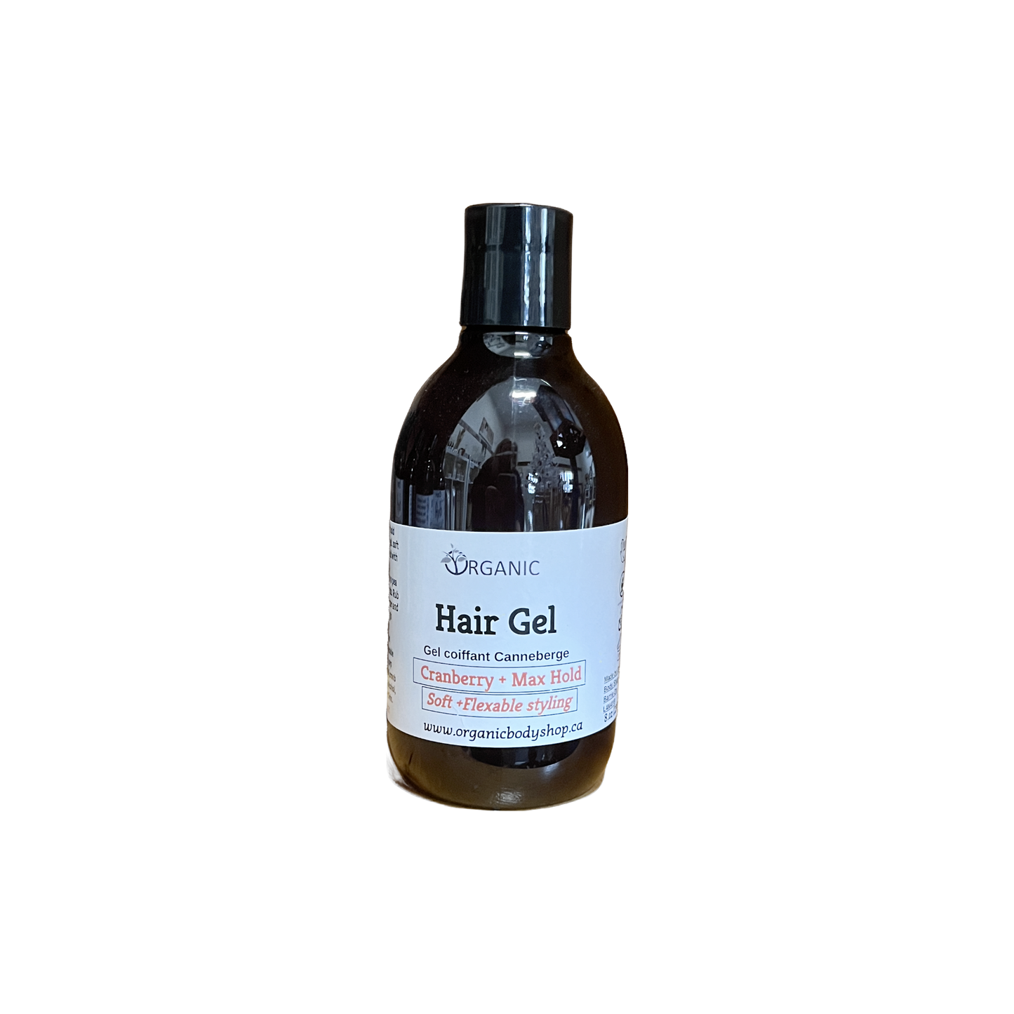 Gel capillaire à la canneberge. Tenue maximale 8 oz