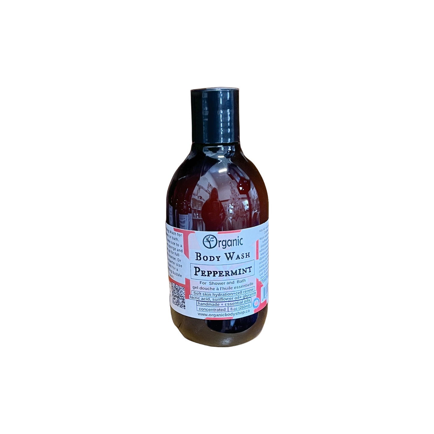 Gel douche à la menthe poivrée - Bio