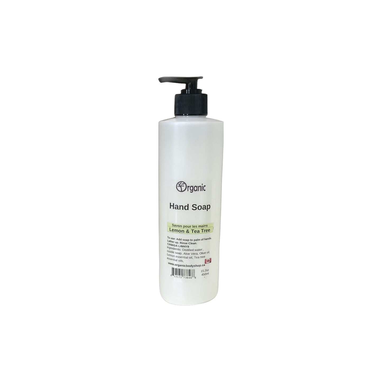 Hand Soap. Lemon+Tea Tree 16oz