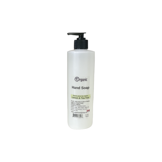Hand Soap. Lemon+Tea Tree 16oz