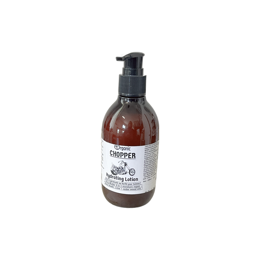 Chopper Shea Butter Cream. like camping by the fire in the woods.
