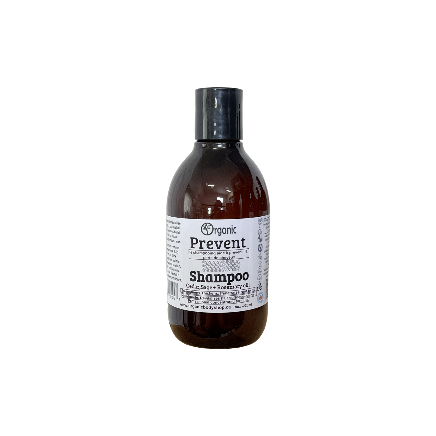Shampooing préventif épaississant. Complexe sauge + romarin
