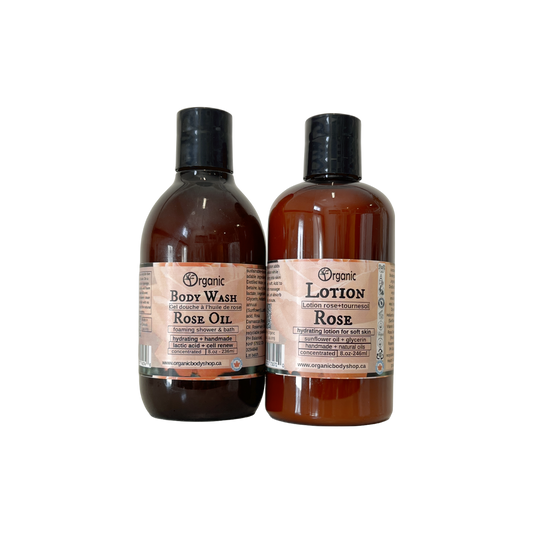 Rose wash + lotion gift-country rose garden aroma
