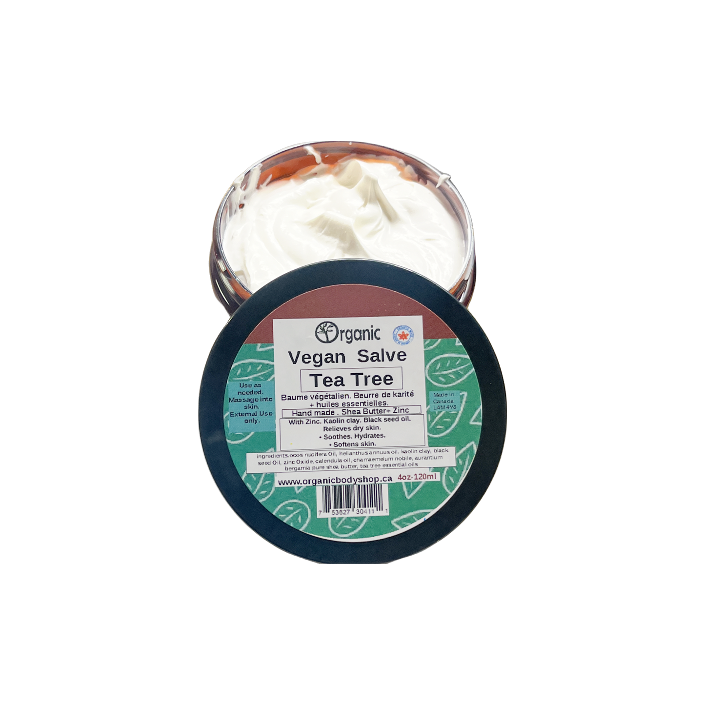 Baume à l'arbre à thé. Végétalien. 4oz