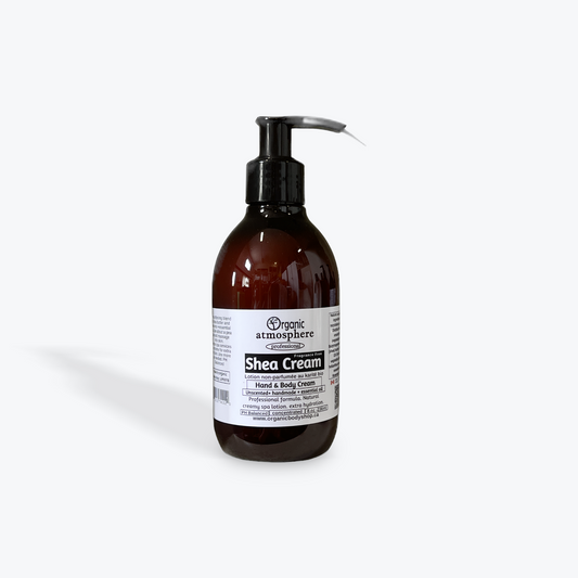 Crème de karité. Sans parfum. Atmosphère biologique. 8 oz