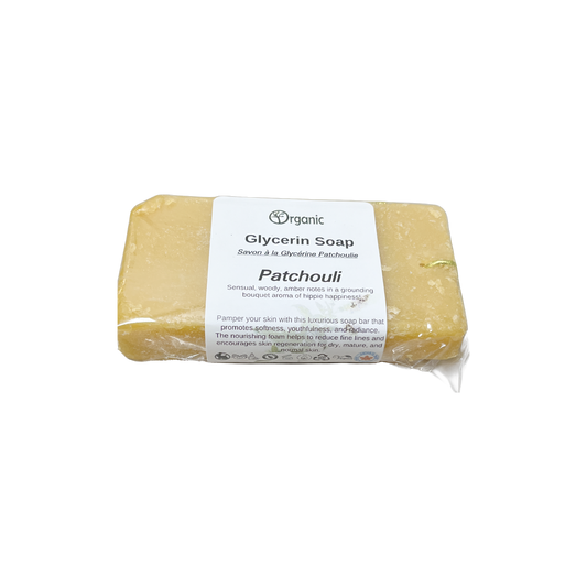 Patchouli hydrating soap bar. hippie happiness