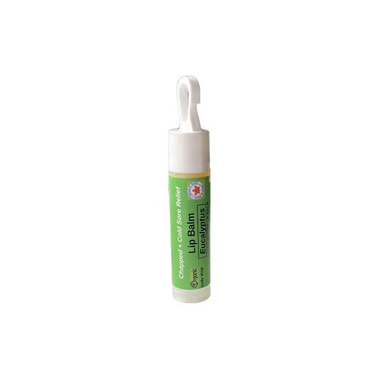 Eucalyptus Lip Balm. chapped+ cold sores.