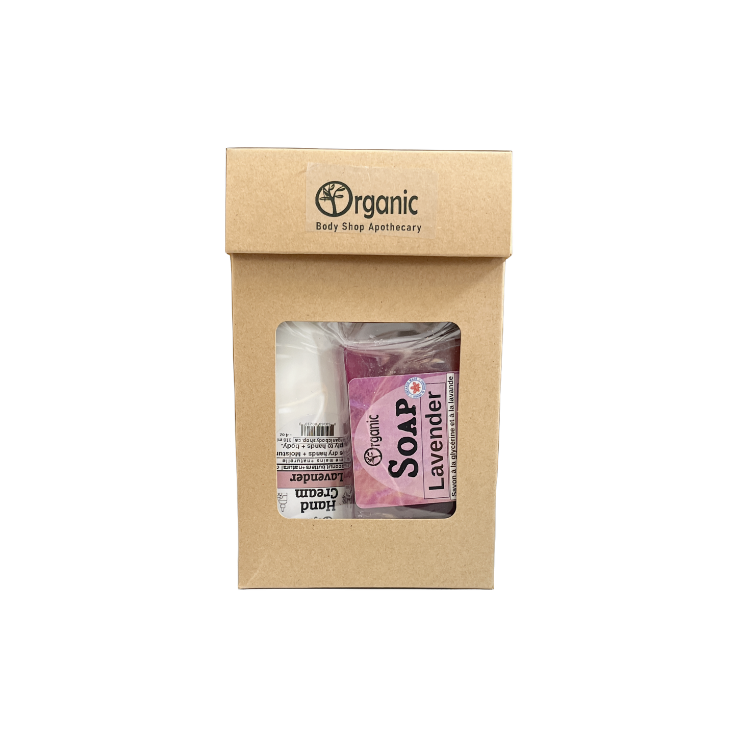 Lavender hand care gift. Calm fresh floral aroma.