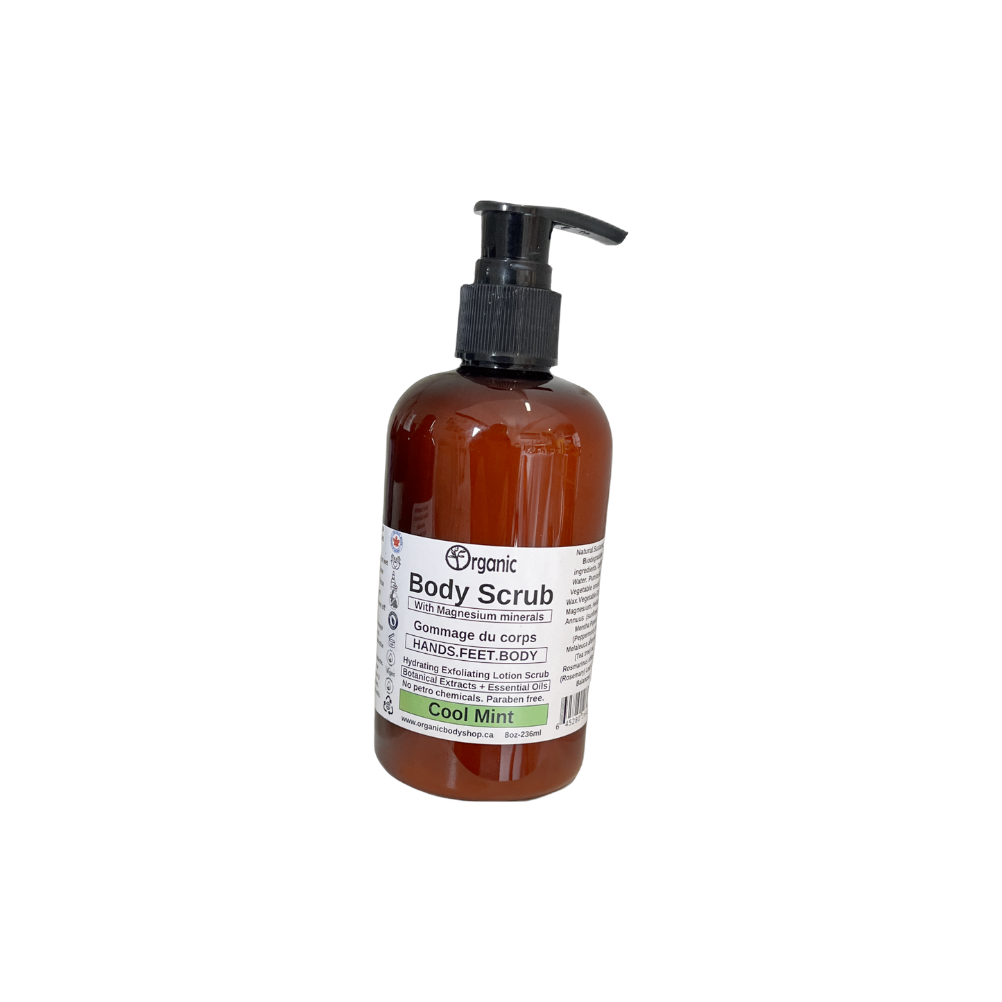 Body Scrub. Magnesium. Cool Mint.