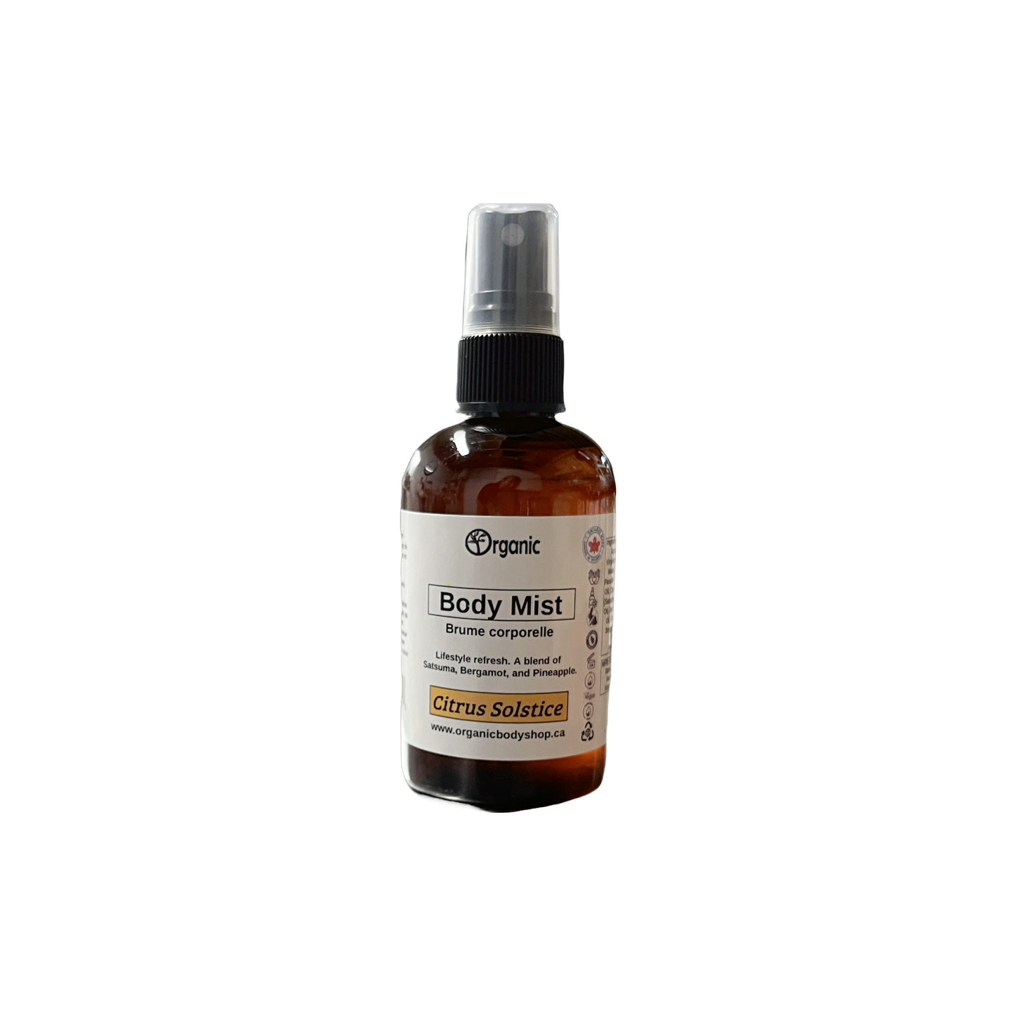 Organic Body Mist – Citrus Solstice