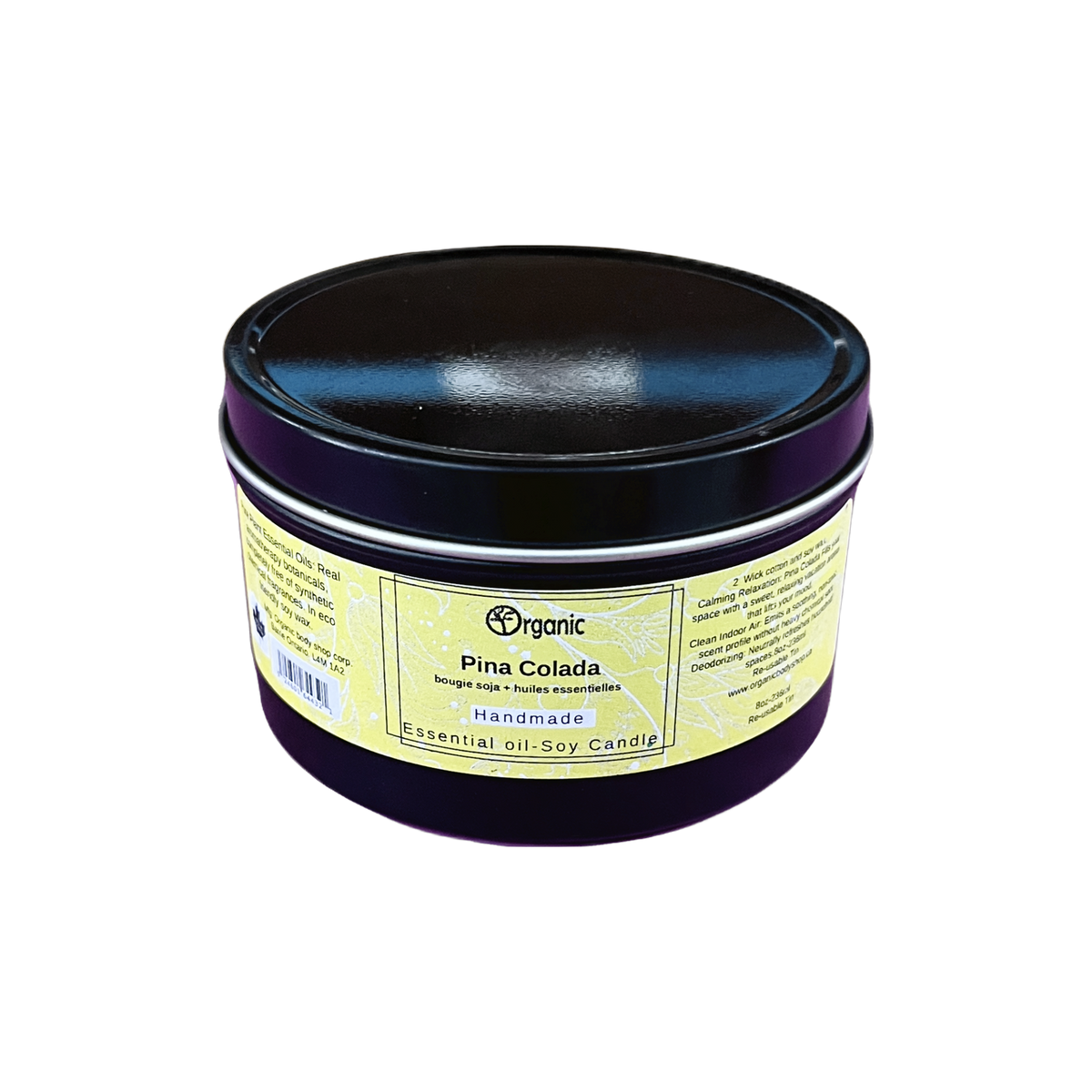 Piña Colada Soy Candle | 2-Wick, 8 oz Tin
