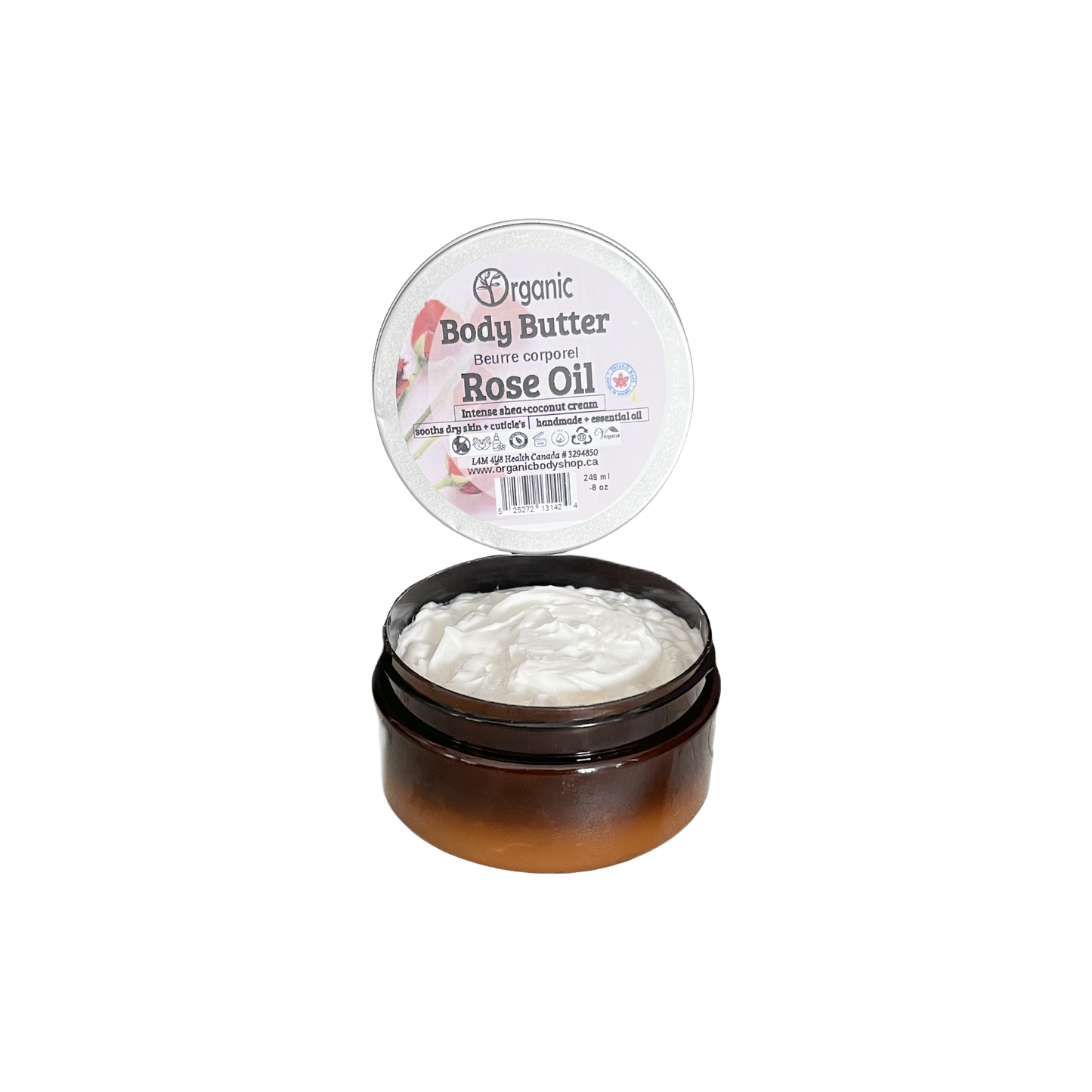 Body Butter.Rose 8oz