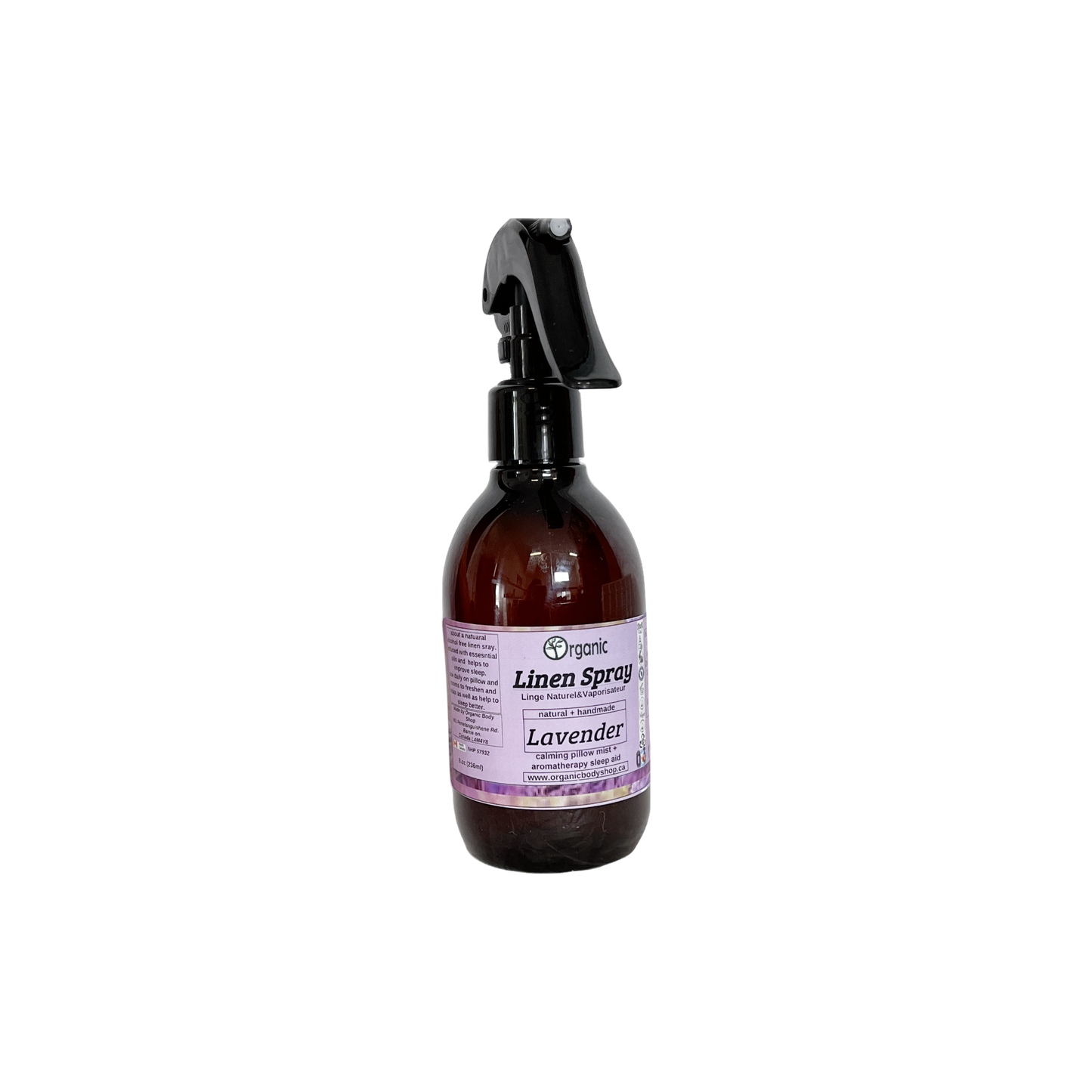 Linen Spray. Organic Lavender 8oz