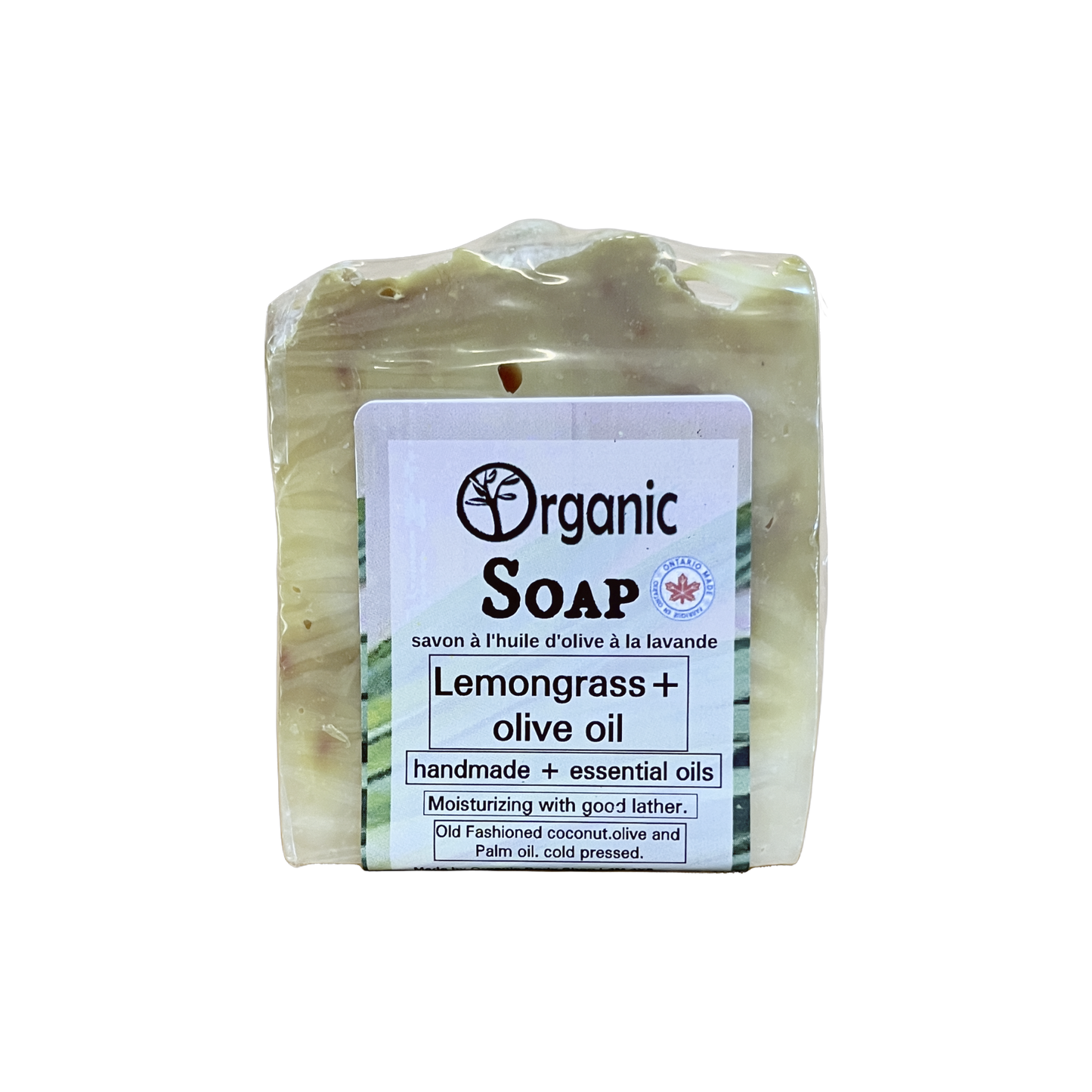 Lemongrass artisan soap bar