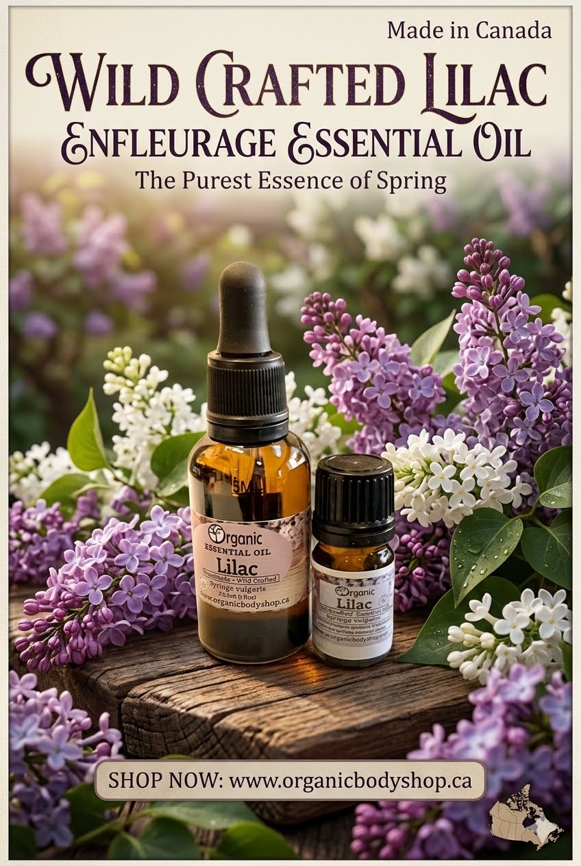 Lilac Enfleurage Oil. Wildcrafted Ontario 5ml