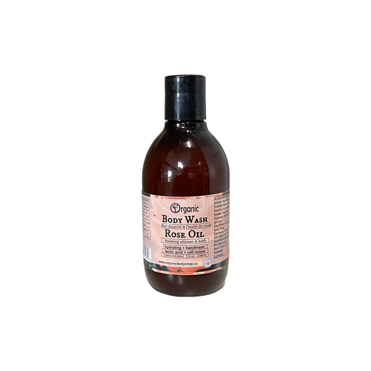 Gel douche à la rose + glycérine