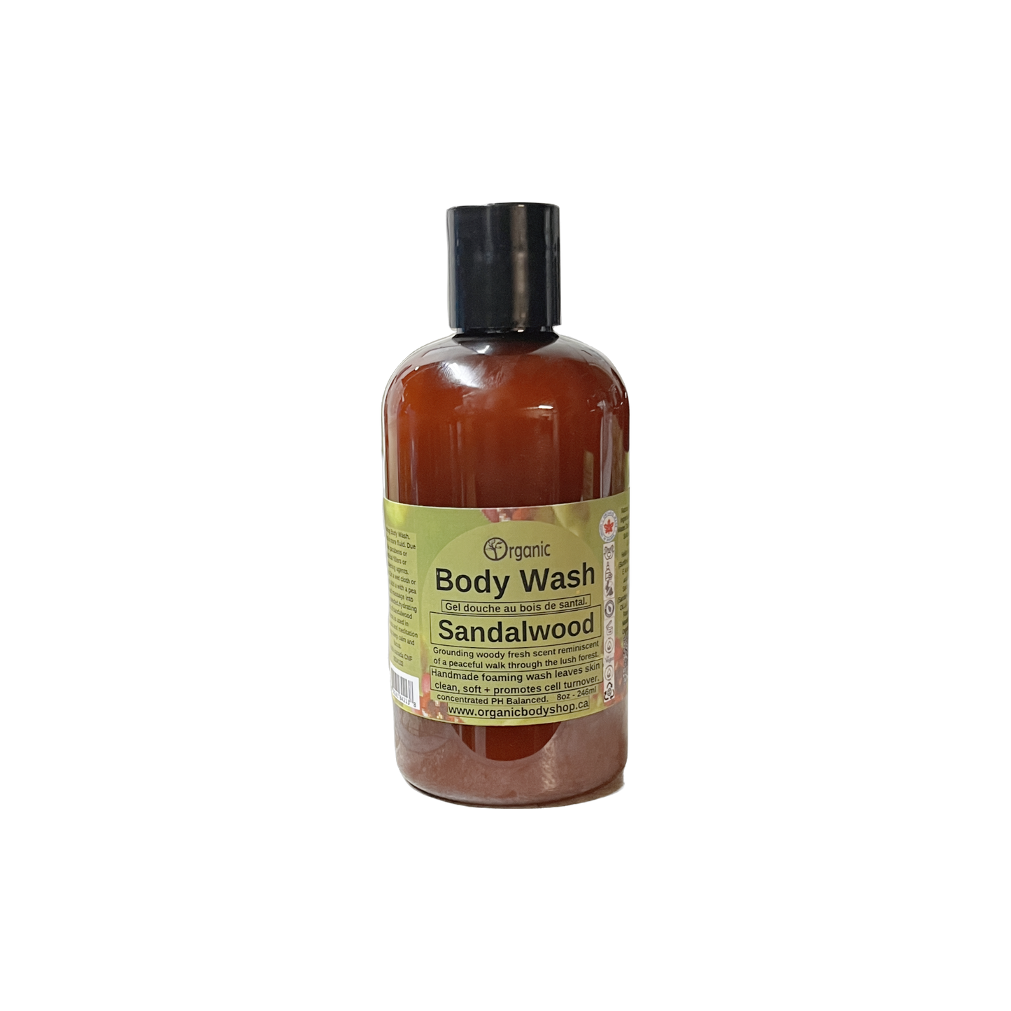 Sandalwood Body Wash. Woody fresh