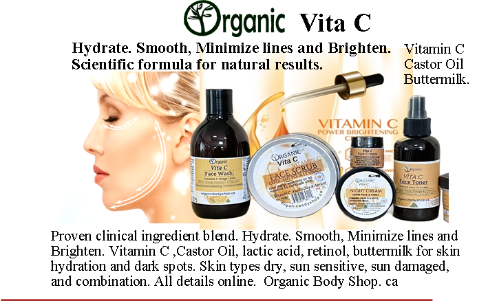 Kit d'essai de voyage pour soins naturels du visage Vita C