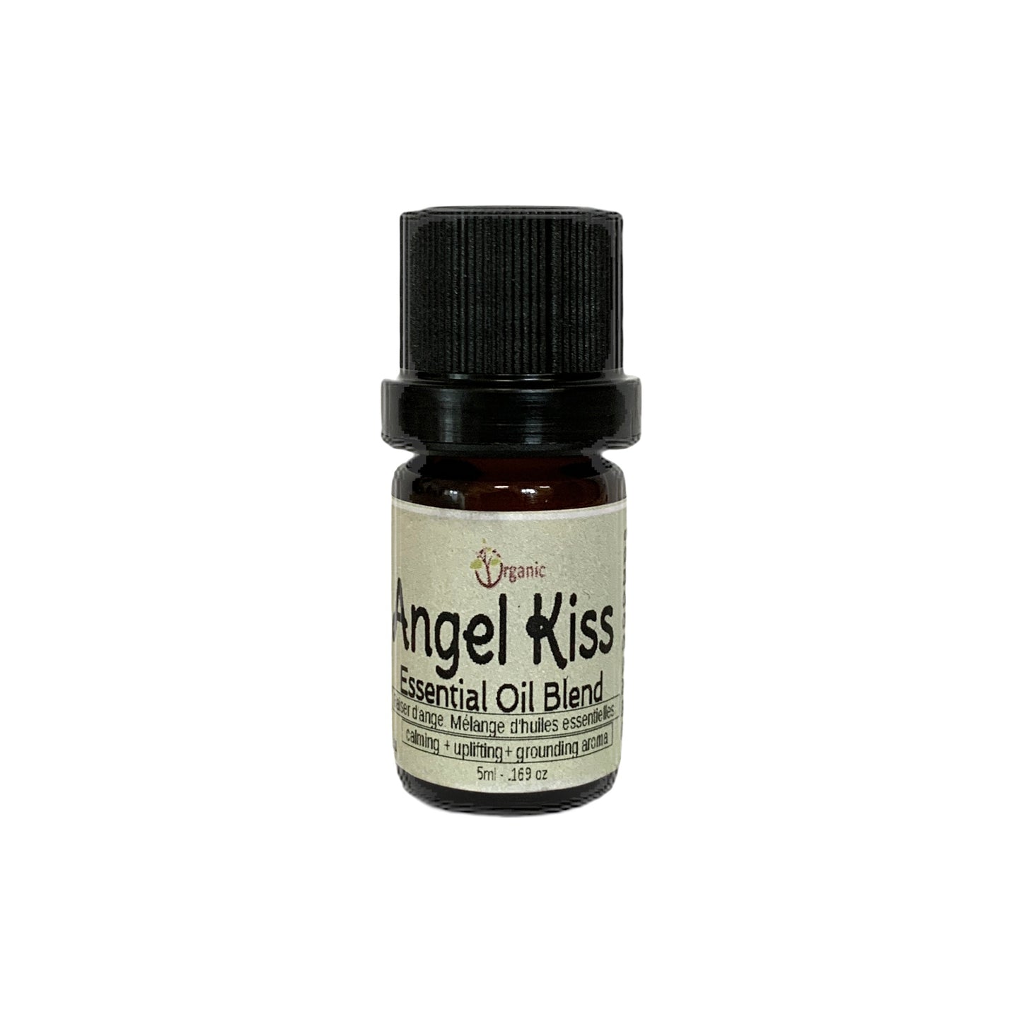 Mélange d'huiles essentielles Angel Kiss. Huile de mise à la terre