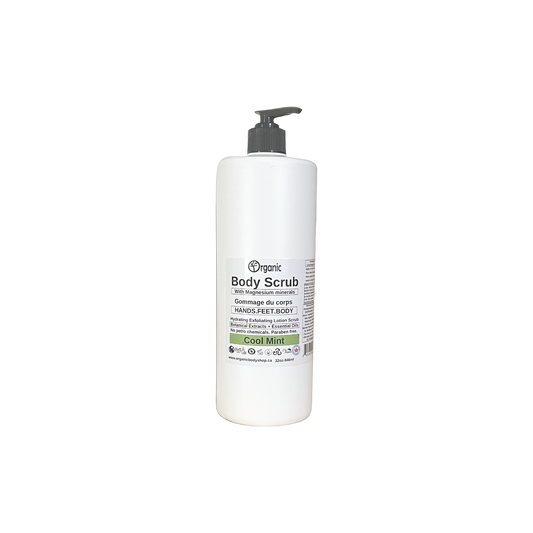 Gommage corporel. Magnésium + Menthe fraîche 32oz