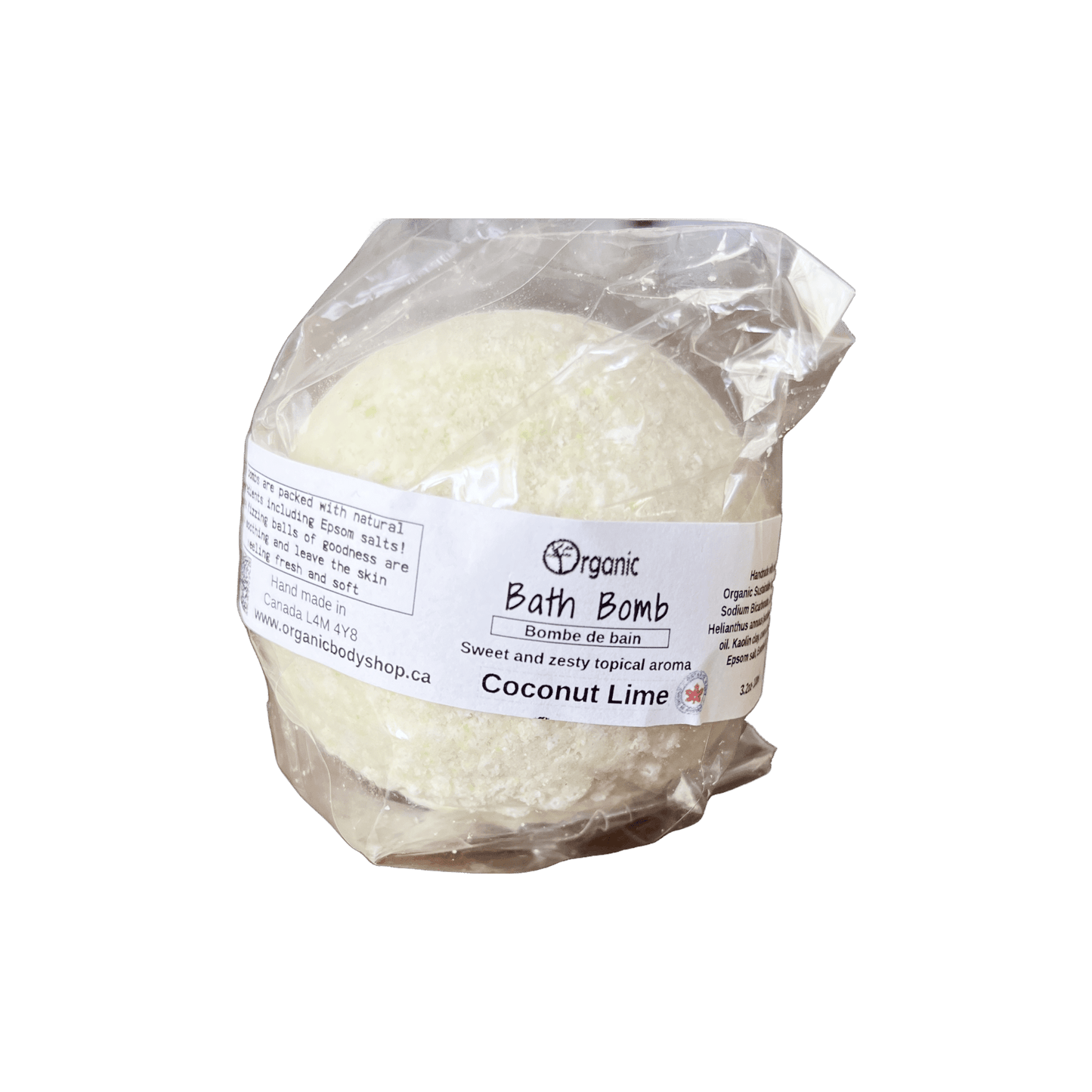 Coconut Lime Bath Bomb 100ml - Organic Body Shop