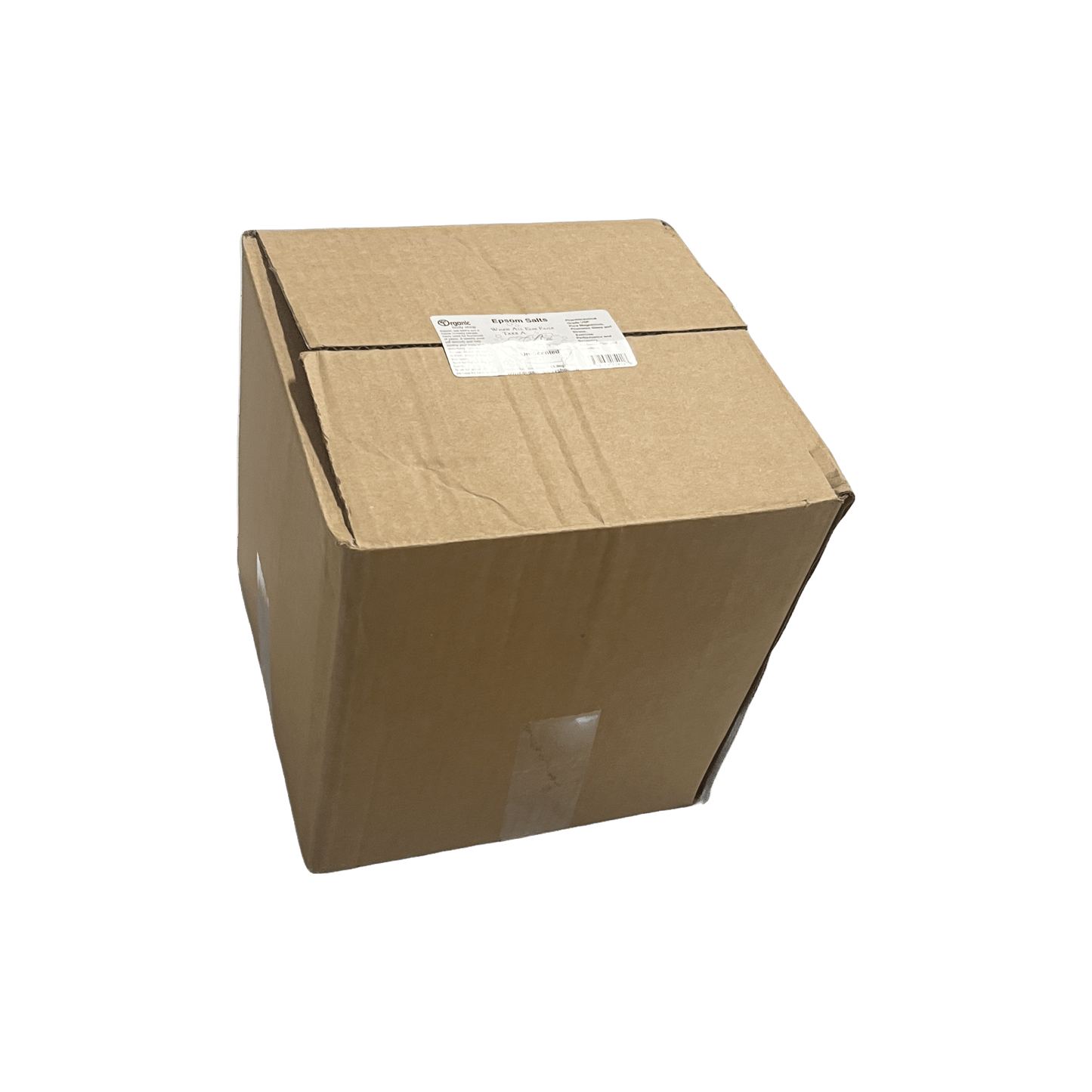 Epsom salt.Pure Magnesium. Unscented 35Lb. Box - Organic Body Shop