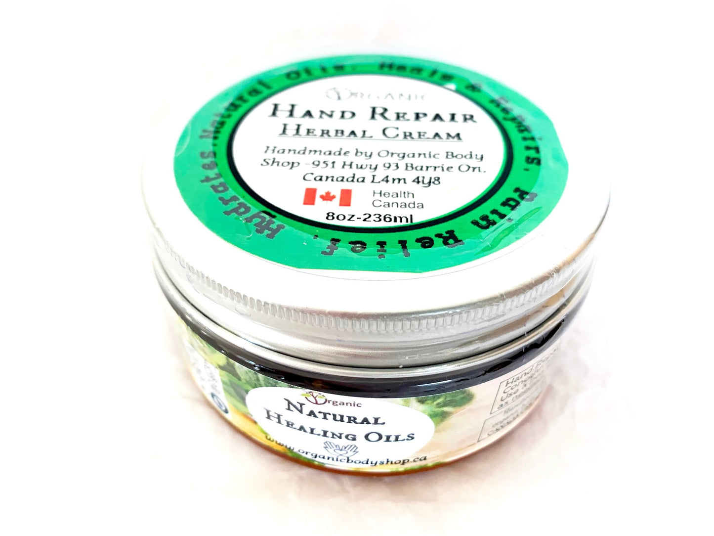 Hand Repair Cream. Herbal healing remedy.246ml - Organic Body Shop