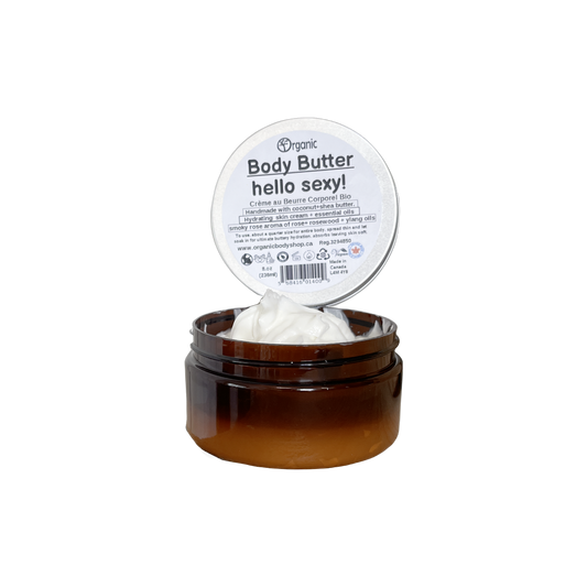 Beurre corporel.Bonjour sexy ! Bio 8oz