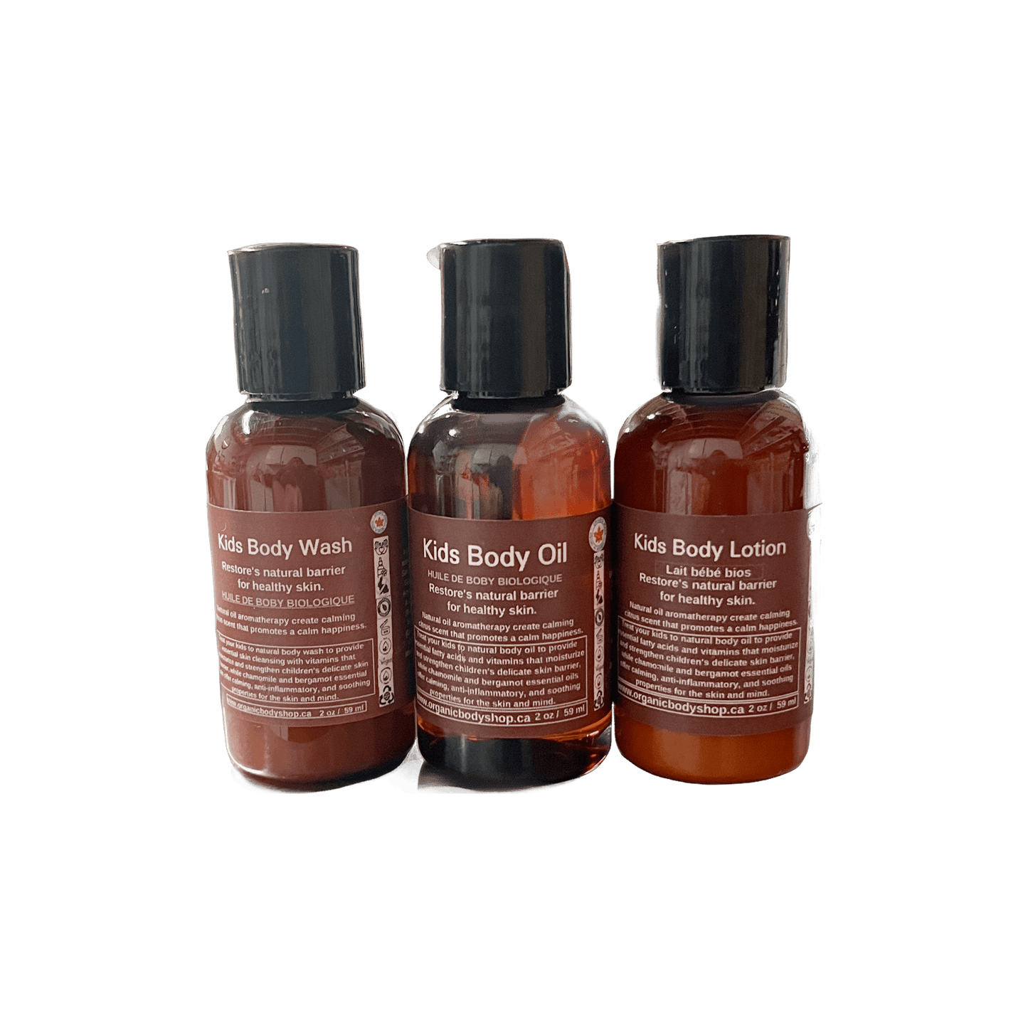 Kids Bath and body gift set. Calm soothing aroma - Organic Body Shop