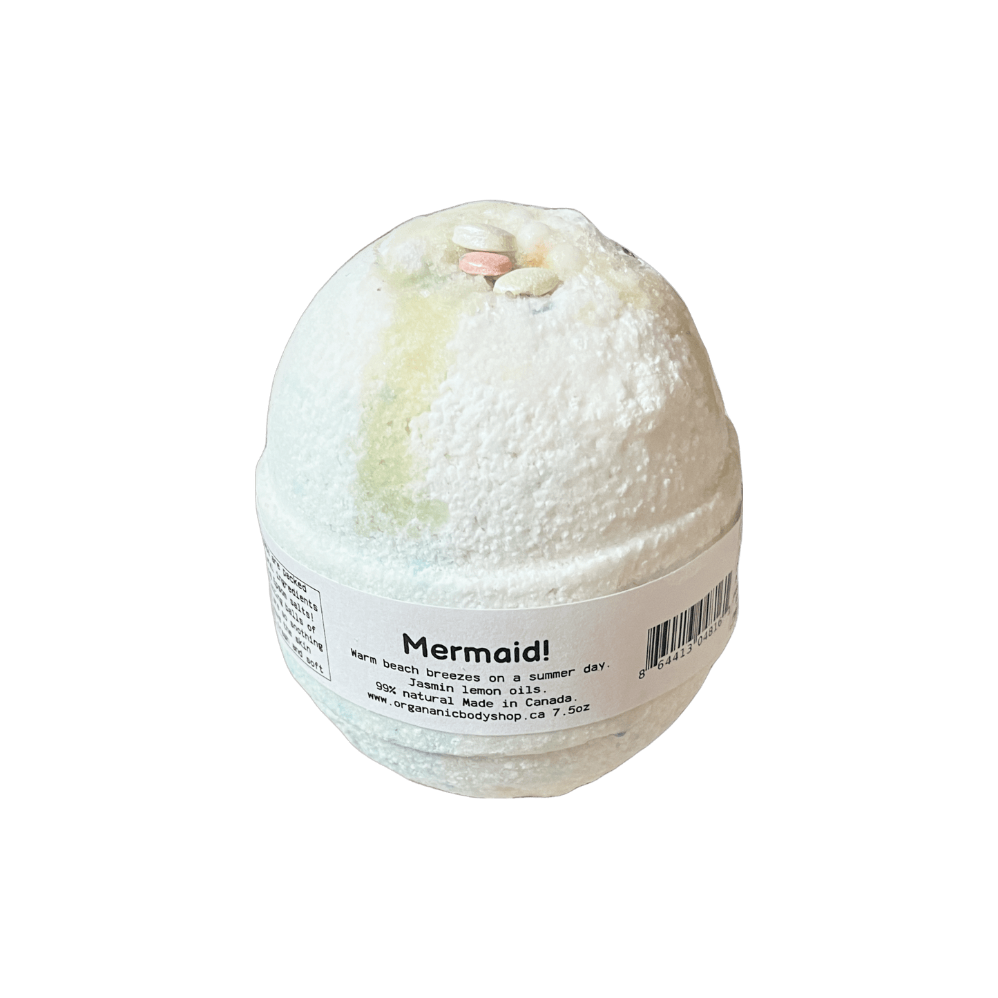 Mermaid bath bomb. Beachy aroma! - Organic Body Shop