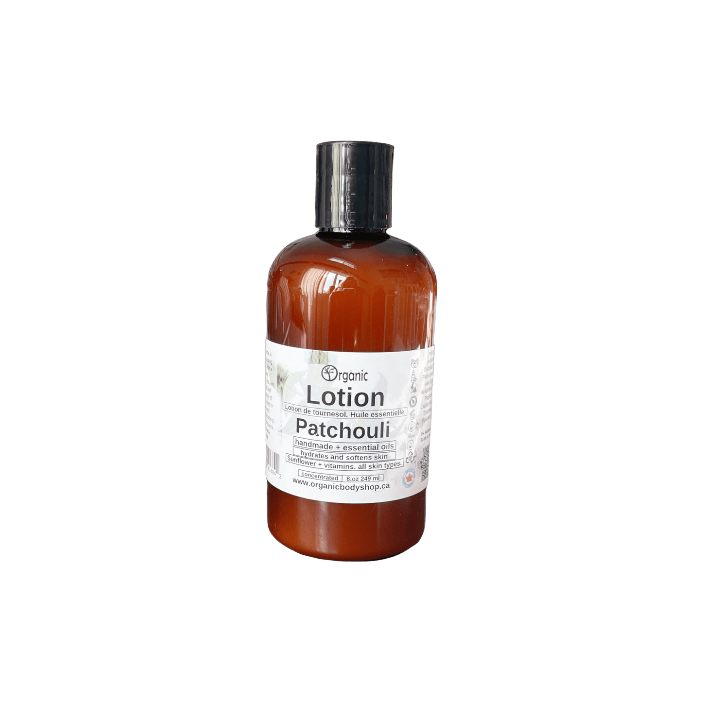 Patchouli Lotion. Woody aroma of hippie happiness - Organic Body Shop