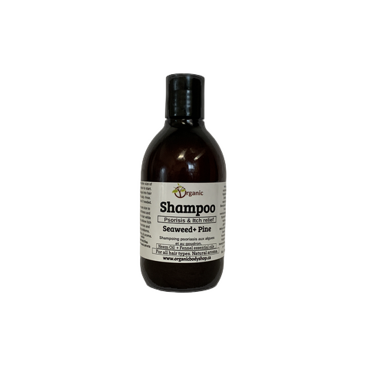 Shampoo. Seaweed-Pine for scalp itch.
