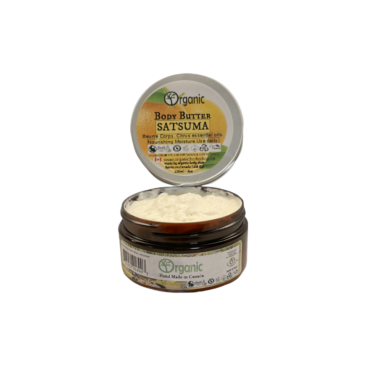 Body Butter. Satsuma. Fruity aroma
