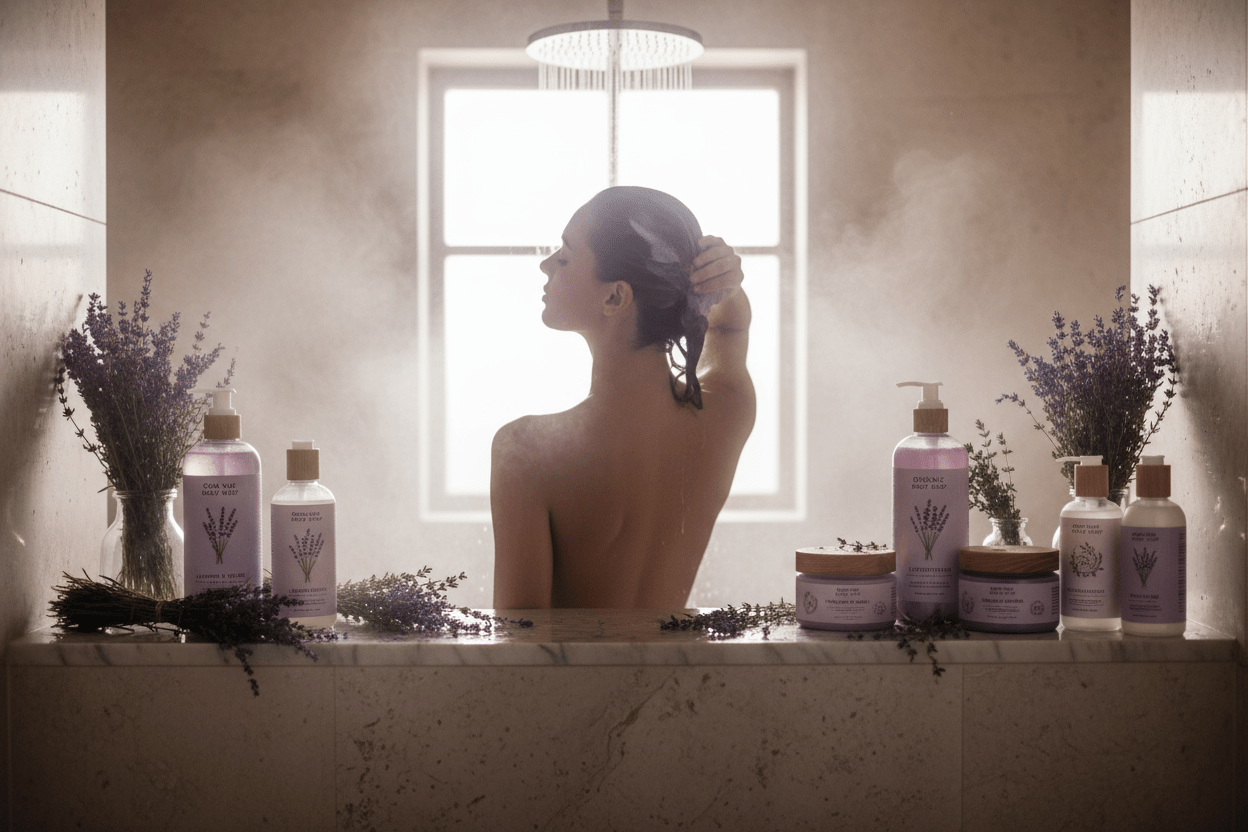 Serenity Gift. Lavender Self Care for body and hair. - Organic Body Shop