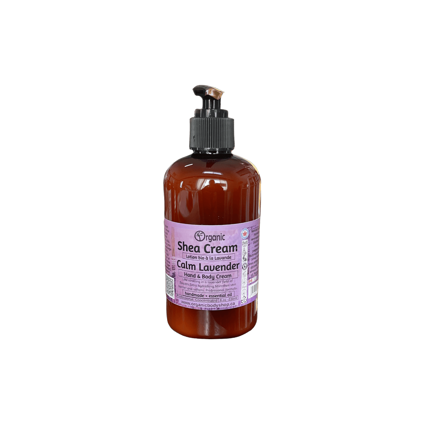 Shea Body Cream - Calm Lavender. - Organic Body Shop