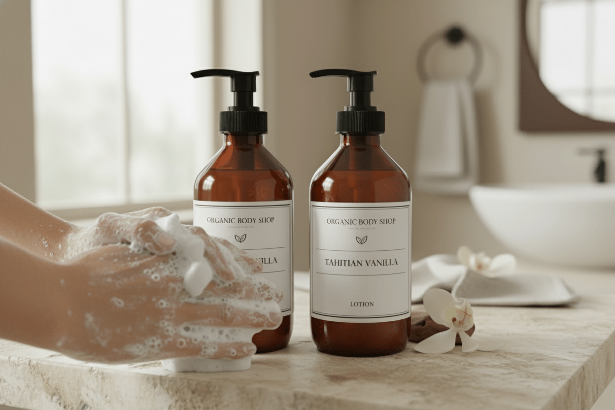 Tahitian Vanilla Hand Duo Gift - Organic Body Shop