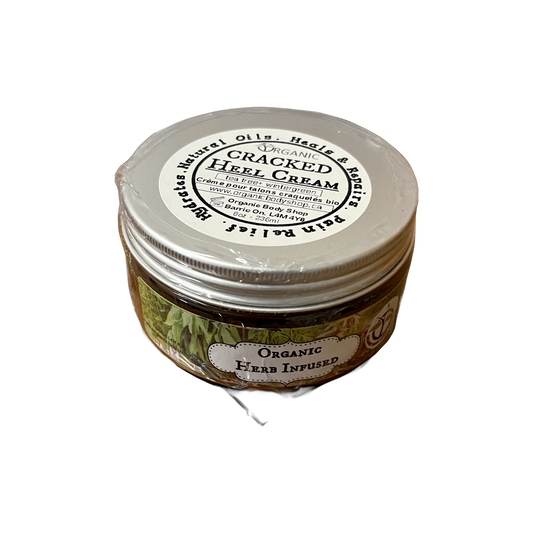 Cracked Heel Cream+ herbal healing oils. 30ml travel size