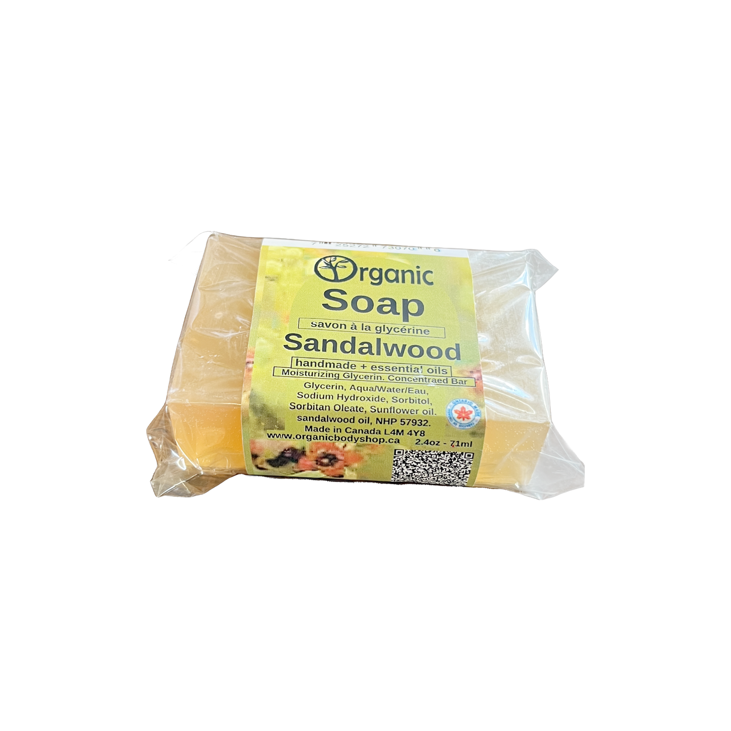 Sandalwood hydrating soap bar 118ml