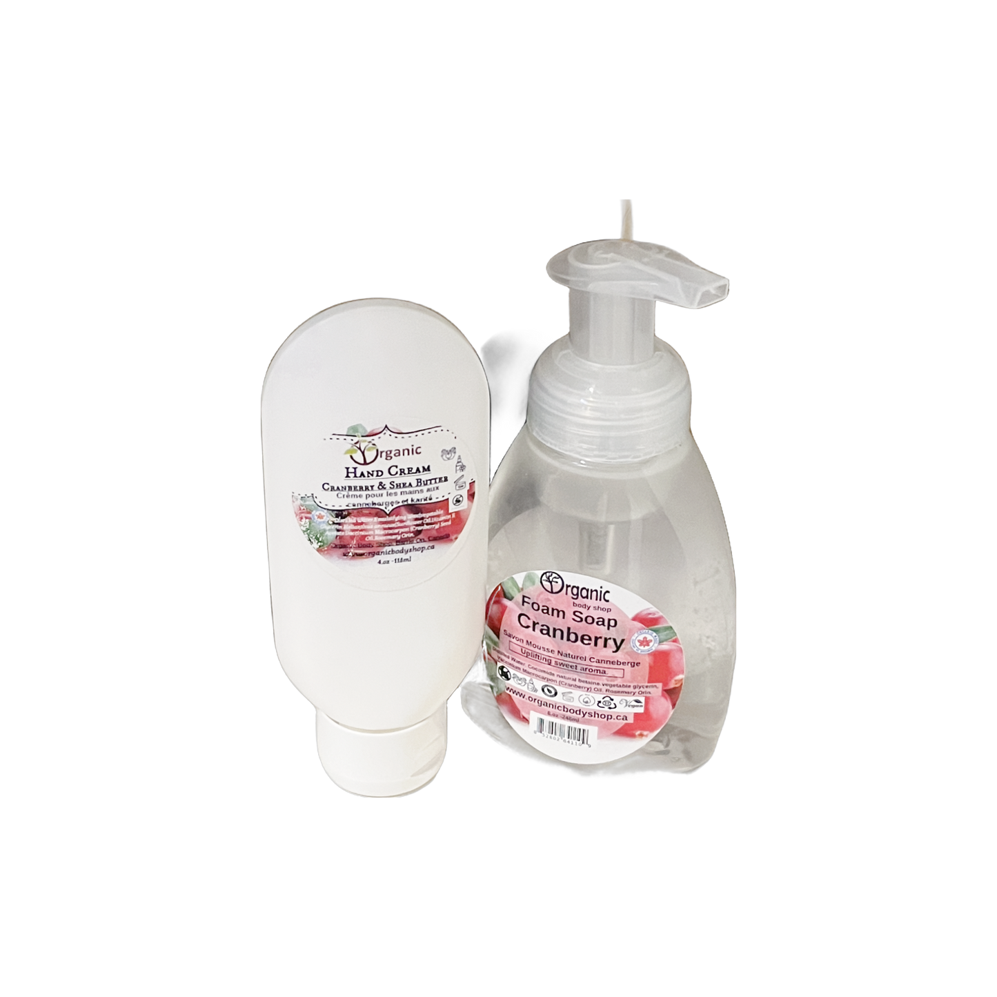 Cranberry Foam Soap + Hand cream gift