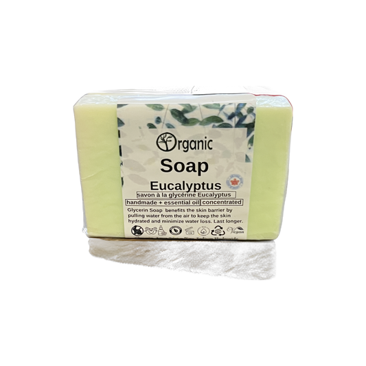 Eucalyptus hydrating soap bar. Like a citrus mint herb garden. 118ml