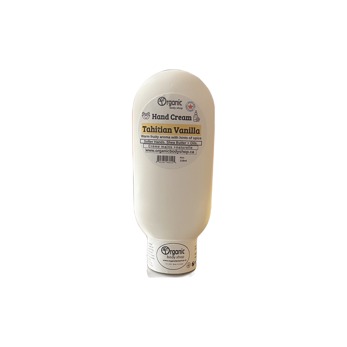 Hand Cream. Shea + Tahitian Vanilla 4oz